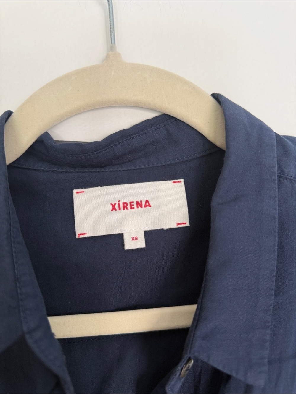 XiRENA Navy Short-Sleeve Button-Down Shirt - Picture 2 of 6
